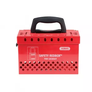 Abus 00298 Safety Standard Redbox Kit with 12 Padlock Eyelets Red