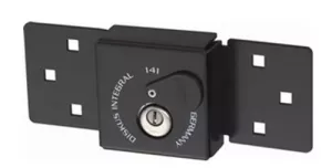 Abus 01485 141/200 C KD Diskus Integral Hasp Black with 26/70 Diskus