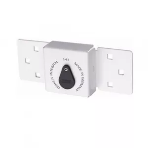 Abus 01486A 141/200 B Integral Industrial Hasp White