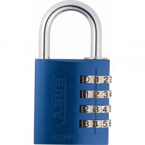 Abus 145/40 C Blue 14543 145 Series 4-Dial Padlock Blue - Carded
