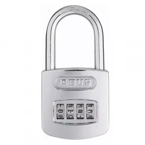 Abus 160HB/50-50 12812 160 Series Steel/Chrome 4-Dial Padlock