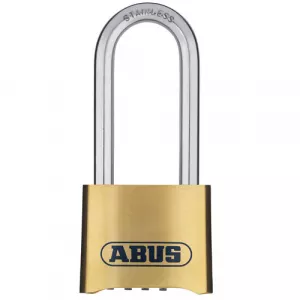 Abus 180IBHB/50 C 15813 180 Series Solid Brass 4-Dial Padlock Carded