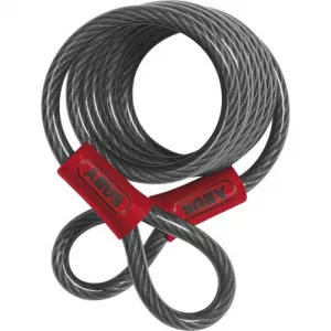 Abus 1850/185 B 12702 7' Cobra Steel Coiled Cable 5/16' Diameter