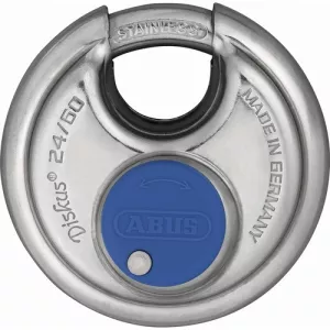 Abus 24IB/60 C KD 24911 24 Series SS Shackle Padlock Keyed Different