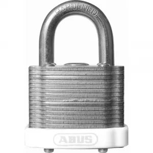 Abus 41/40 B KA White 41 Series LS Padlock Keyed Alike White Bumper