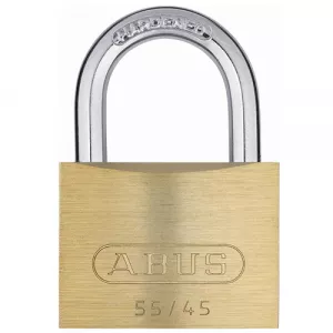 Abus 55/45 B KD 55715 55 Series Solid Brass Padlock Keyed Different