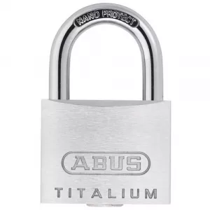 Abus 64TI/40 C KD 65977 64 Series Titalium Padlock Keyed Different