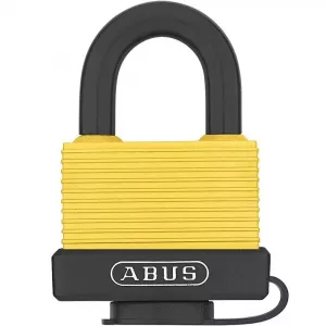 Abus 70/45HB63 B KD Yellow Brass Keyed Different Padlock, Yellow