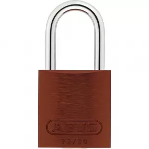 Abus 72/30 B KA Brown 1" Shackle Anodized Aluminum Padlock, Brown
