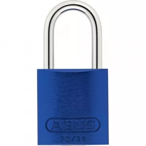 Abus 72/30 C KD Blue 09180, Padlock Aluminum, Blue, 1" Shackle