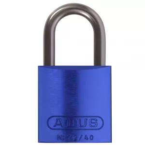 Abus 72/40 KA Blue 72 Series Aluminum Padlock Keyed Alike Blue