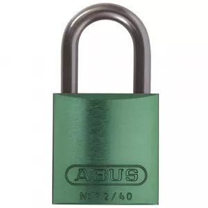 Abus 72/40 KA Green 72 Series Aluminum Padlock Keyed Alike Green
