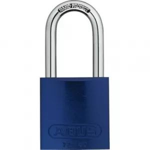 Abus 72/40HB40 B KA Blue 1-9/16" Shackle Anodized Aluminum Padlock