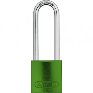 Abus 72/40HB75 B KA Green 3" Shackle Anodized Aluminum Padlock, Green