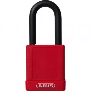 Abus 74/40 B KA Red 1-1/2" Shackle Lightweight Aluminum Padlock