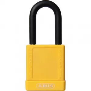 Abus 74/40 B KA Yellow 1-1/2" Shackle Lightweight Aluminum Padlock