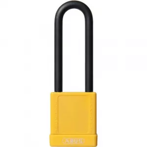 Abus 74/40HB75 B KA Yellow 3" Shackle Lightweight Aluminum Padlock