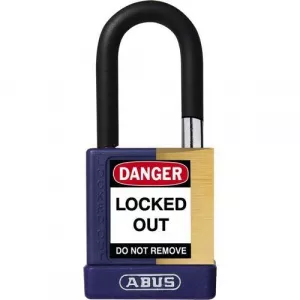 Abus 74M/40 B KA Purple 1-1/2" Shackle Solid Brass Padlock, Purple