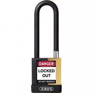 Abus 74M/40HB75 B KD Black 20091, Padlock Aluminum, B KD Black, 3"
