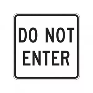 Accuform FRR319RA Facility Traffic Sign "Do Not Enter" Engineer-Grade