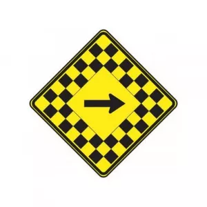 Accuform FRW309DP 30" x 30" Warning Sign "Arrow"