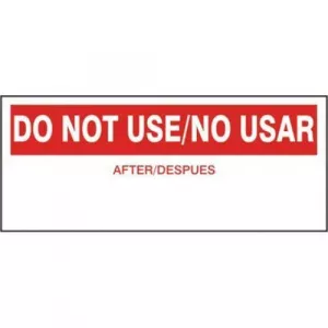 Accuform LPC895 1" x 2-1/4" Production Control Label "Do Not Use ..."