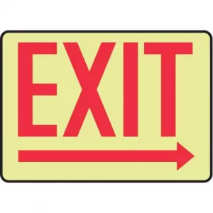 Accuform MADC535GT Safety Sign "Exit" Right Arrow