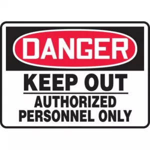 Accuform MADM024XP OSHA Danger Safety Sign "Keep Out..." Accu-Shield
