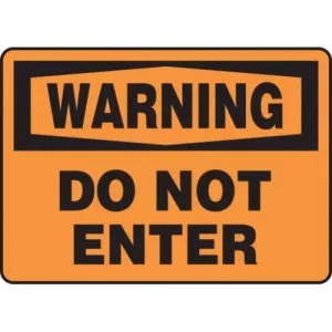 Accuform MADM321XT OSHA Warning Safety Sign "Do Not Enter"