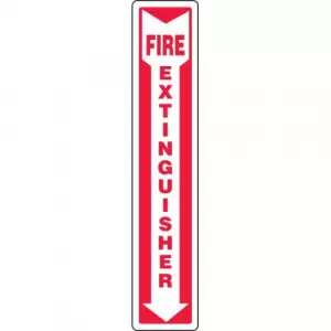 Accuform MFXG545XL Safety Sign "Fire Extinguisher" & Down Arrow