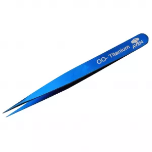 Aven 18032TTB Titanium Blue Tweezer, Pattern OO