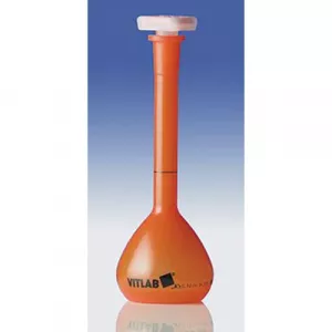 BrandTech 670950 VITLAB Certified Light-Shielding Volumetric Flask