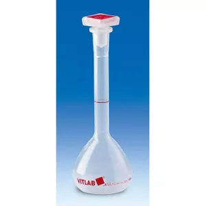 BrandTech 67404 VITLAB 250ml PMP Class A Certified Volumetric Flask