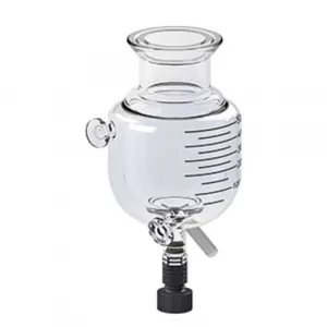 Duran 6441-02 Cylindrical Jacket Flask with Schott Flange, 100 mL