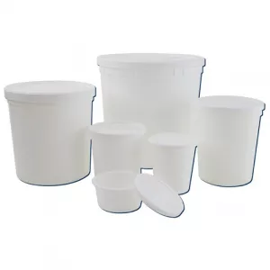 Dynalon 454455 White Assorted Disposable Specimen Container Kit