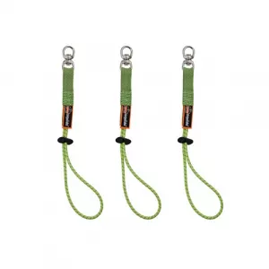 Ergodyne 19765 Squids 3713 Lime Swivel Elastic Loop Tool Tail