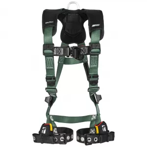 FallTech 1910FD2X3X 2D Climbing Full Body Harness, 2X/3X