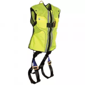 FallTech 7015SML High-Vis Vest Harness / Non-Belted - Yellow
