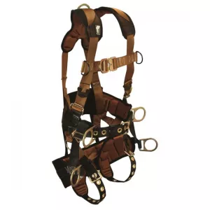 FallTech 7084L ComforTech TowerClimber 6-D Harness/ Quick Connect,
