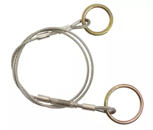FallTech 7437 Cable Pass-Through Sling Anchor/ 1/4" Galvanized Cable