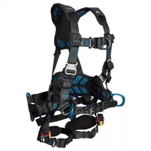 FallTech 8048QCM Carbon FT-One 6D Full Body Harness, Medium