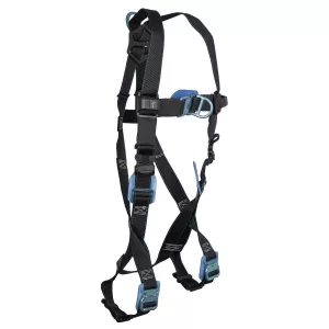 FallTech 8087DFDQCL Arc Flash Nylon 2D FD Harness, Large