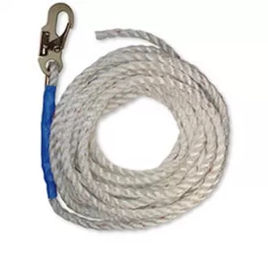 FallTech 8151T Premium Polyester Rope with Thimble and Taped-End