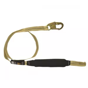 FallTech 8242L Arc Flash Single Leg Lanyard with 1 Loop and 1 Hook