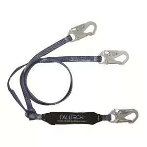 FallTech 826083 ViewPack 3' Y-Leg Lanyard with 3 Snap Hooks