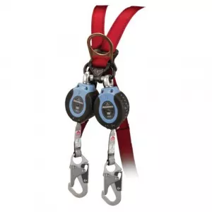 FallTech 82706TB1 DuraTech Twin Leg Web Self-Retracting Device