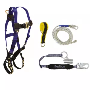 FallTech 9103JK Roofer Kit with 7016 Harness