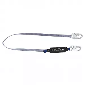 FallTech C8256 ViewPack 6' Lanyard, Single-Leg with Steel Snap Hooks