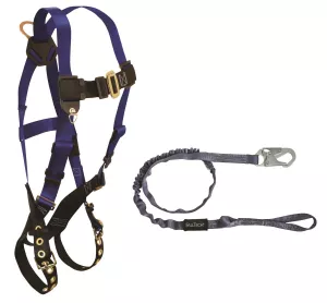 FallTech CMB158259L 7015 Harness & 8259L Lanyard Combination Kit