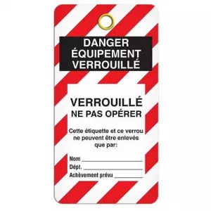 Incom 33015 Lockout Tag "Ne Pas Operer"
